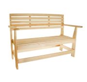 Скамейкая 1000*900*500мм с подлокотниками ЛИПА