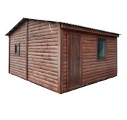 БАНЯ КАРКАСНАЯ 4,6*4м УТЕПЛЕННАЯ из двух секций