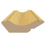 Галтель 50 универсальная 2500мм СОСНА