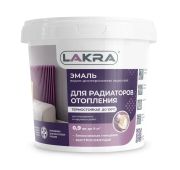 Эмаль акриловая д/радиаторов ЛАКРА глянцевая 0,9кг